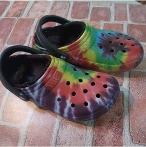 CROCS Tie-Dye Mules - Multicolor